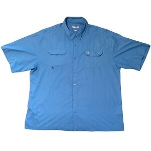 Heybo (XXXL) Blue Fishing/Game Shirt
